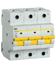 Автоматичний вимикач IEK ВА47-150 3Р 63А 15кА D