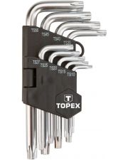Набор ключей звезд TOPEX 35D950 Torx TS10-50 (9шт)