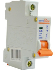 Автоматичний вимикач ECOHOME ECO 1p C 6A
