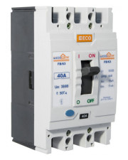 Автоматичний вимикач ECOHOME ECO FB/63 3p 40A