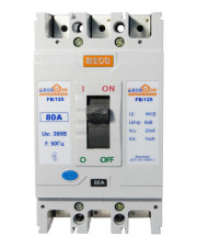 Автоматичний вимикач ECOHOME ECO FB/125 3p 80A