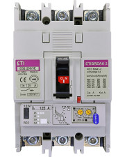 Автоматический выключатель ETI 004671302 EB2 250/3E 125А 3р (70кА)