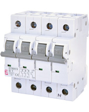 Автоматический выключатель ETI 002116512 ETIMAT 6 3p+N B 6А (6 kA)