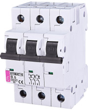 Автоматичний вимикач ETI 002125714 ETIMAT 10 3p B 10А (10 kA)