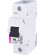 Автоматичний вимикач ETI 002131731 ETIMAT 10 1p C 80А (20 kA)