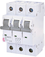 Автоматичний вимикач ETI 002164517 ETIMAT 6 3p D 20A (6kA)