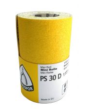 Шлифовальные рулоны на бумажной основе KLINGSPOR 115ммх4.5м P150 PS30D mini