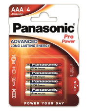 Батарейка Panasonic Pro Power AAA BLI 4 Alkaline LR03XEG/4BP (4 шт)