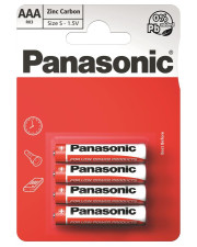 Батарейка Panasonic Red Zink R03 BLI 4 Zink-Carbon R03REL/4BP (4 шт)
