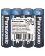 Батарейка Panasonic General Purpose R6 TRAY 4 Zink-carbon R6BER/4P (4 шт)