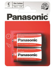 Батарейка Panasonic Red Zink R14 BLI 2 Zink-Carbon R14REL/2BPR (2 шт)