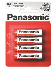 Батарейка Panasonic RED ZINK R6 BLI 4 Zink-Carbon R6REL/4BPR (4 шт)
