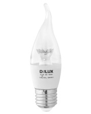Светодиодная лампа DELUX BL37B 6Вт tail 4000K 220В E27 crystal