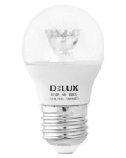 Светодиодная лампа DELUX BL50P 6Вт 3000K 220В E27 crystal