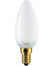 Матовая свечкоподобная лампа накаливания PHILIPS 10018526 B35 40W Е14 FR