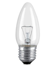 Прозрачная свечкоподобная лампа накаливания PHILIPS 10095976 B35 60W E27 CL