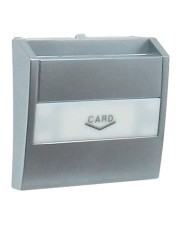 Центральна панель карткового вимикача Logus 90 алюміній