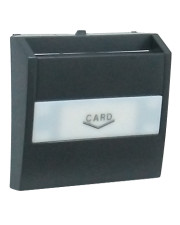 Центральна панель карткового вимикача Logus 90 сірий