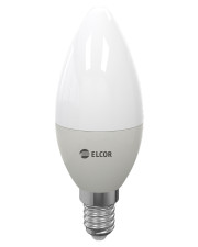 Светодиодная LED лампа ELCOR 534300 Е14 C37 5Вт 4200К
