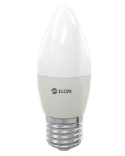 Светодиодная LED лампа ELCOR 534301 Е27 C37 5Вт 4200К