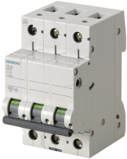 Автоматический выключатель Siemens 5SL6306-7 380В 3Р С 6A