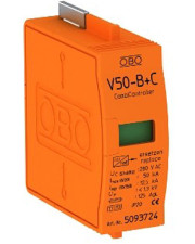 Змінна вставка OBO Bettermann (5093724) Тип I+II V50-B+C 0-280
