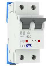Двухполюсный автомат SEZ 62 B 20А 2P (PR62B20А)