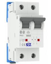Двополюсний автомат SEZ 62 B 50А 2P (PR62B50А)
