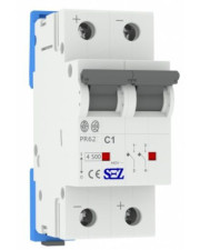 Двухполюсный автомат SEZ 62 C 1A 2P (PR62C1A)
