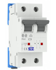 Двополюсний автомат SEZ 62 C 3А 2P (PR62C3A)