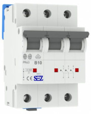 Трехполюсный автомат SEZ 63 B 10А 3P (PR63B10А)