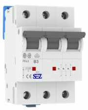 Трехполюсный автомат SEZ 63 B 3А 3P (PR63B3А)