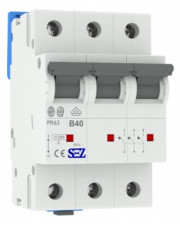 Триполюсний автомат SEZ 63 B 40А 3P (PR63B40А)