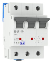 Трехполюсный автомат SEZ 63 D 2А 3P (PR63D2А)