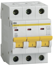 Автоматичний вимикач IEK ВА47-29 3P 50A 4,5кА "B" (MVA20-3-050-B)
