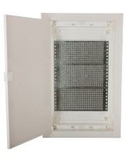 Мультимедийный щиток ETI 001101191 ECG42 MEDIA-PO (перфорированная панель и пластиковая белая дверь)