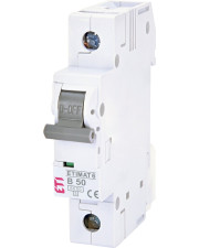 Автоматичний вимикач ETI 002111521 ETIMAT 6 1p B 50А (6 kA)