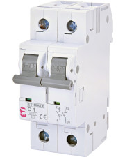 Автоматичний вимикач ETI 002142504 ETIMAT 6 1p+N C 1 А (6kA)