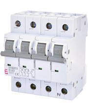 Автоматический выключатель ETI 002165522 ETIMAT 6 3p+N D 63А (6 kA)