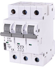Автоматический выключатель ETI 002175314 ST-68 3p B 10А (4.5 kA)