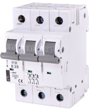 Автоматический выключатель ETI 002175318 ST-68 3p B 25А (4.5 kA)