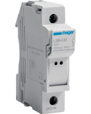 Разъединитель предохранителей Hager LSN431 L32 1P 25A/400В с индикатором