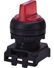 Двухпозиционный поворотный выключатель ETI 004771330 EGS2I-S-R без фиксации с подсветкой 0-1 45° (красный)