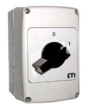 Кулачковий перемикач у корпусі ETI 004773167 CS 40 10 PNG (3p "0-1" IP65 40A)