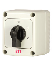 Кулачковий перемикач у корпусі ETI 004773211 CS 10135 PN (3p «0-1-2» IP65 10A)