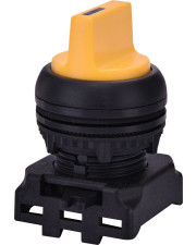 Двопозиційний поворотний вимикач ETI 004771303 EGS2-NY з фіксацією 0-1 45 ° (жовтий)