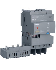 Блок защитного отключения Hager HBA128H для автоматических выключателей Х160: 3P+N 125A утечка тока 300мА