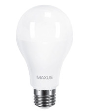 Светодиодная лампа груша Maxus A80 20Вт 3000K 220В E27 (1-LED-569-01)