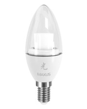 Светодиодная лампочка 1-LED-330 C37 4Вт Maxus 5000К, Е14