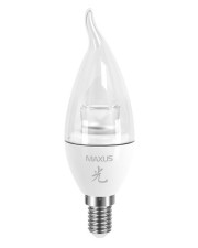 Led лампа 1-LED-332 C37 CT-C 4Вт Maxus 5000К, Е14